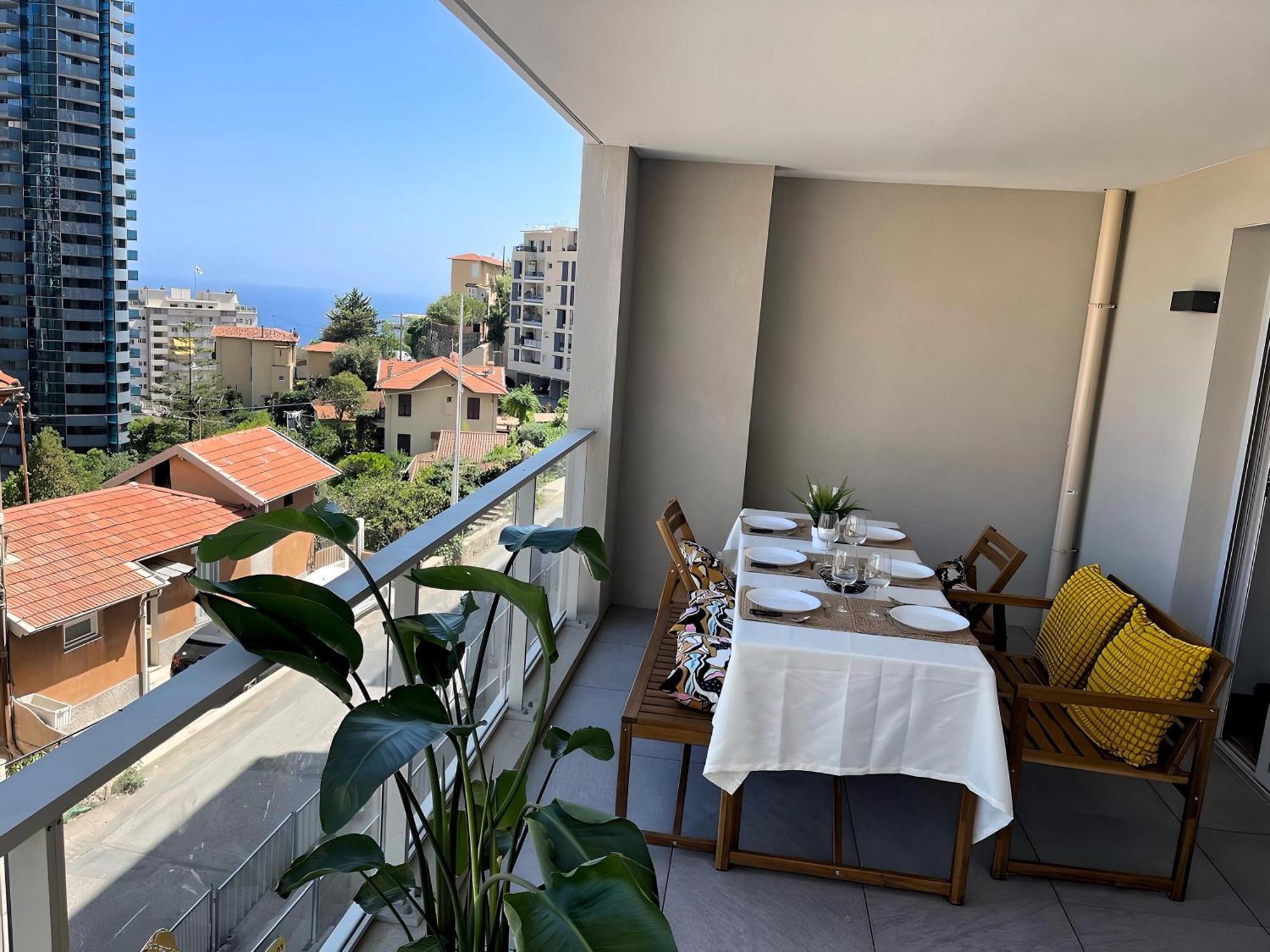 Appartement Neuf, Monaco Avec Vue Mer بوزولي المظهر الخارجي الصورة